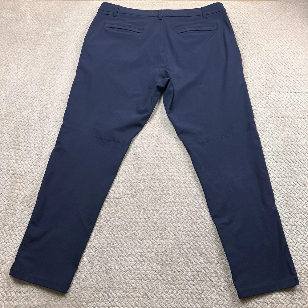 Lululemon Commission Pant Chinos Classic Warpstreme Mens Sz 40x31 Navy Blue